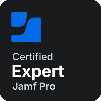 Jamf Certified Expert badge